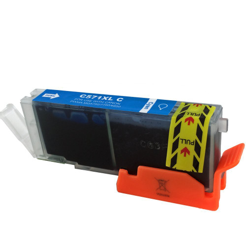 Canon CLI571XL Cyan Original Ink Cartridges 0332C001 for Canon PIXMA MG7750 MG7751 MG7752 MG7753 MG6850 MG6851 MG6852 MG6853 MG5750 MG5751 MG5752 MG5753 TS6050 TS6051 TS6052 TS5050 TS5051 TS5053 TS5055 TS9050 TS9055 TS8050 TS8051 TS8052 TS8053 Printers