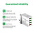 white USB Wall charger with QC 3.0 fast charge port