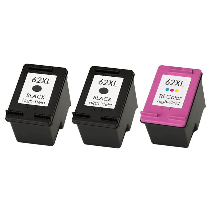 HP 62XL Black Colour Refilled Ink Cartridge C2P07AE C2P05AE