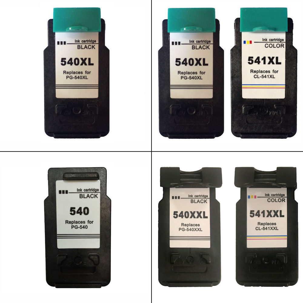 Canon PG540 PG540XL CL541 CL541 PG540XXL CL541XXL Black Colour Ink Cartridges