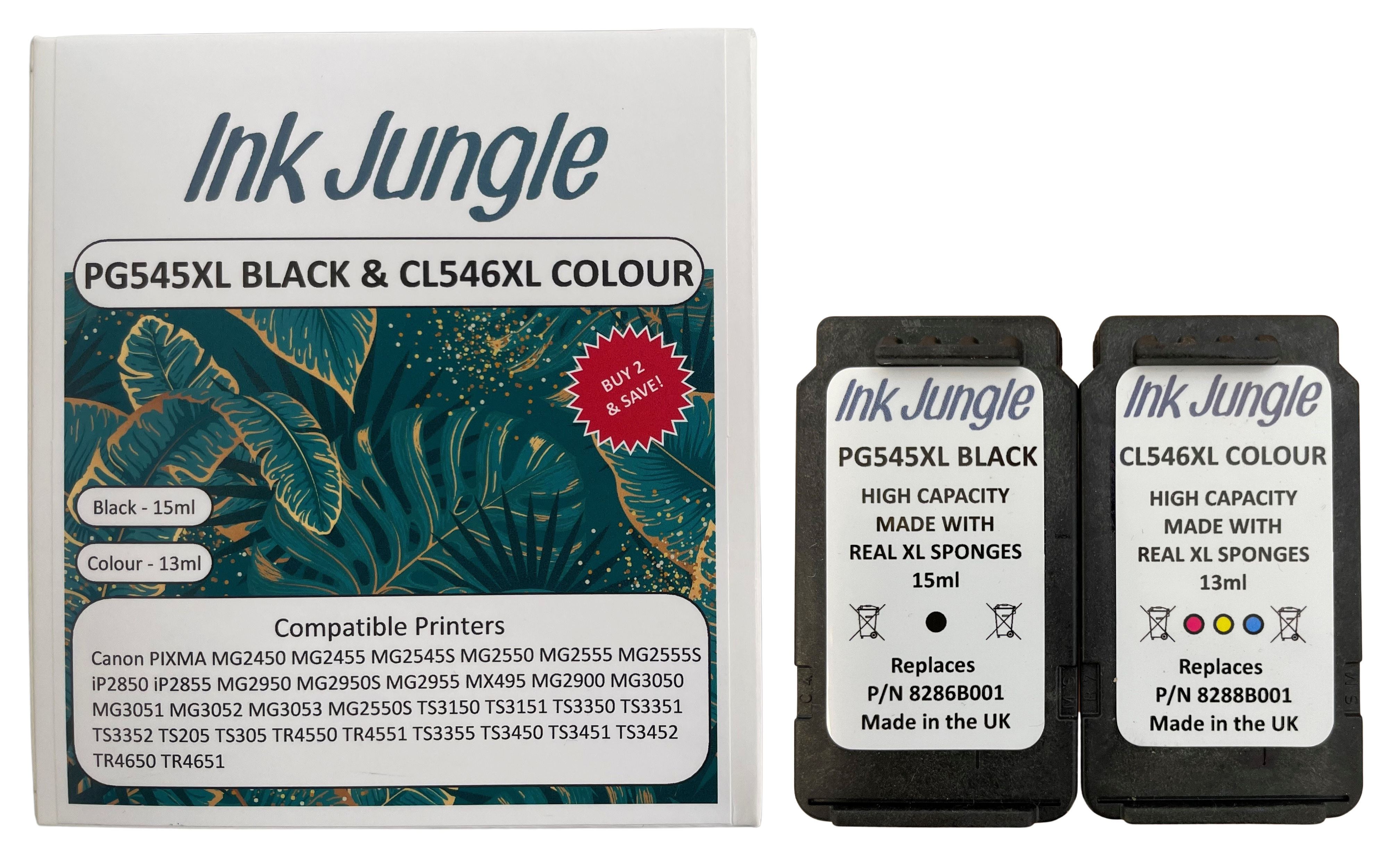 Canon PG545 CL546 PG545XL CL546XL Ink Cartridges