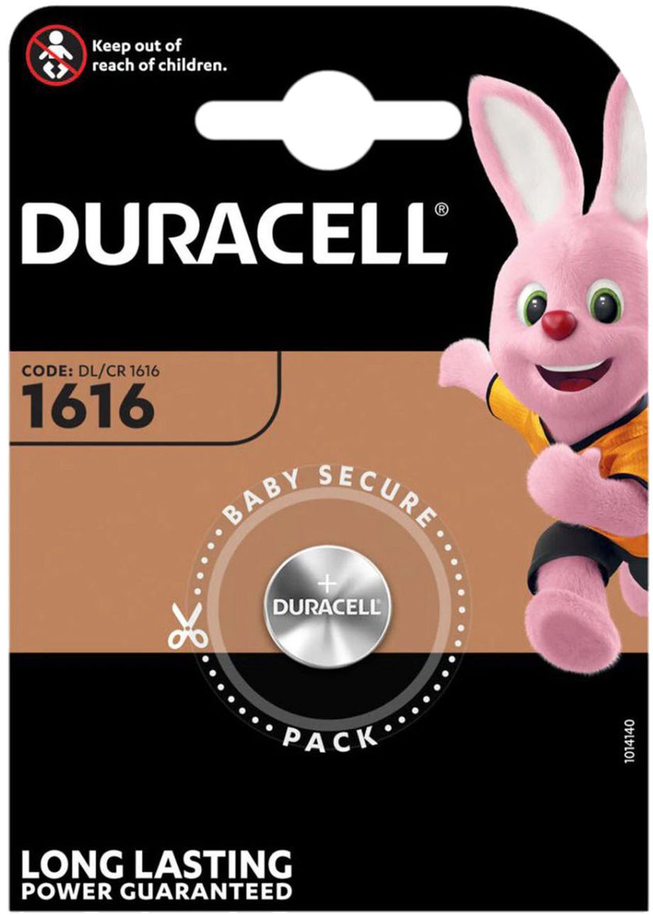 Duracell CR1616 lithium coin cell battery