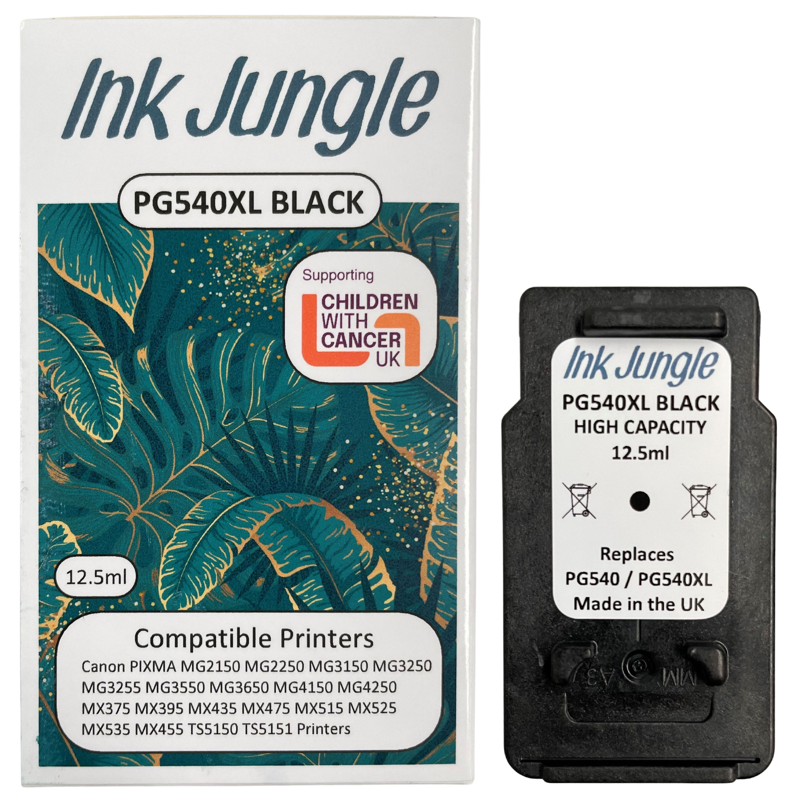 Canon PG540XL Black Refilled Ink Cartridge