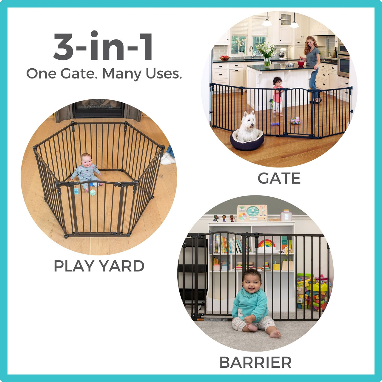 Artex HAND-CRAFTED　4st Toddleroo by North States Deluxe Décor Gate® - North States