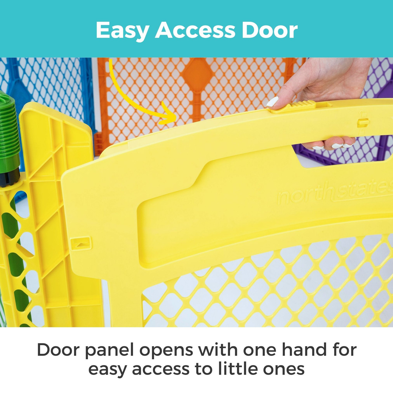 Toddleroo by North States Superyard Colorplay® Two-Panel Door