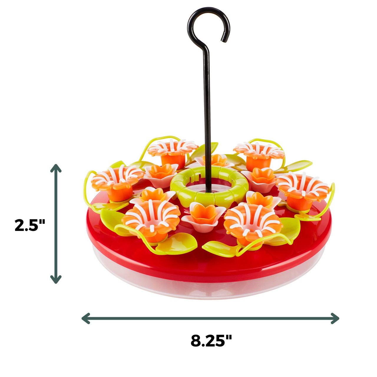 North States Nature's Yard Hanging Tray 16 oz. Hummingbird Feeder