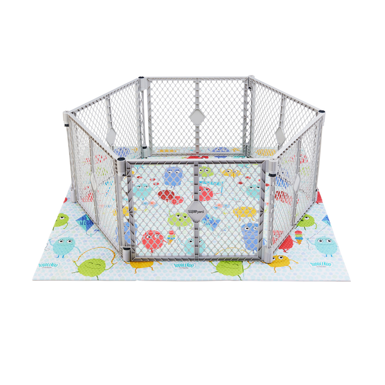 Superyard Toddleroo by North States Folding ABC Play Mat