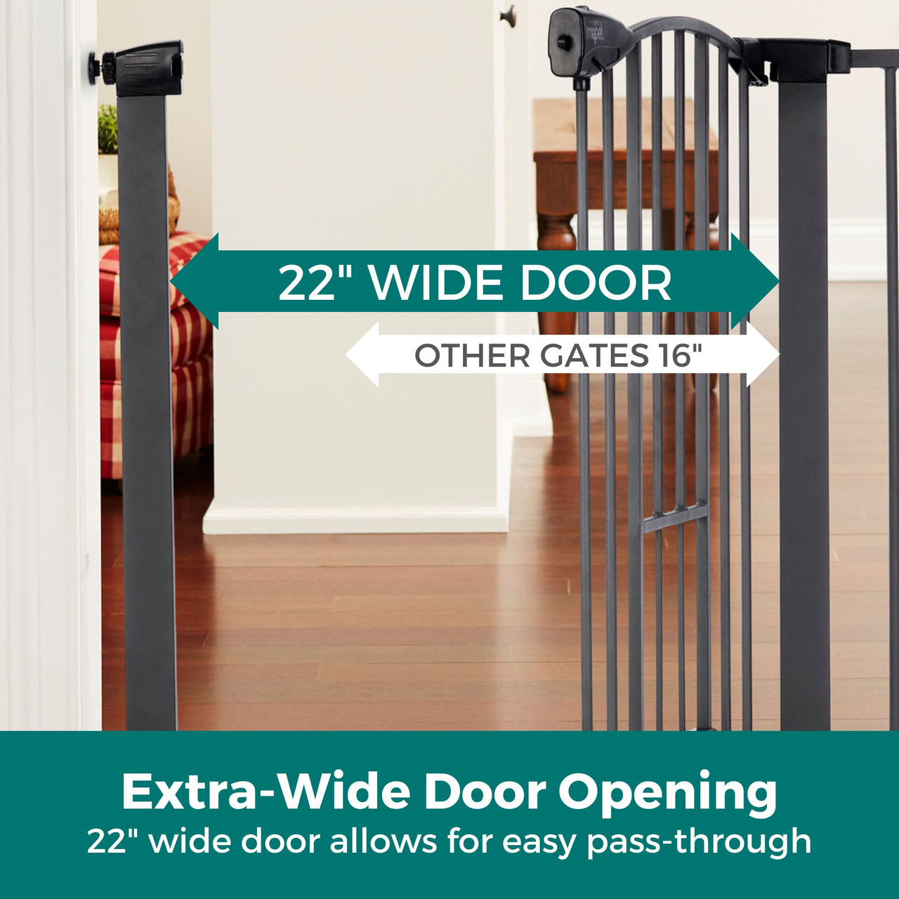 Pet Gates Best Auto Close Baby Gate FRISCO Steel Extra Tall Auto