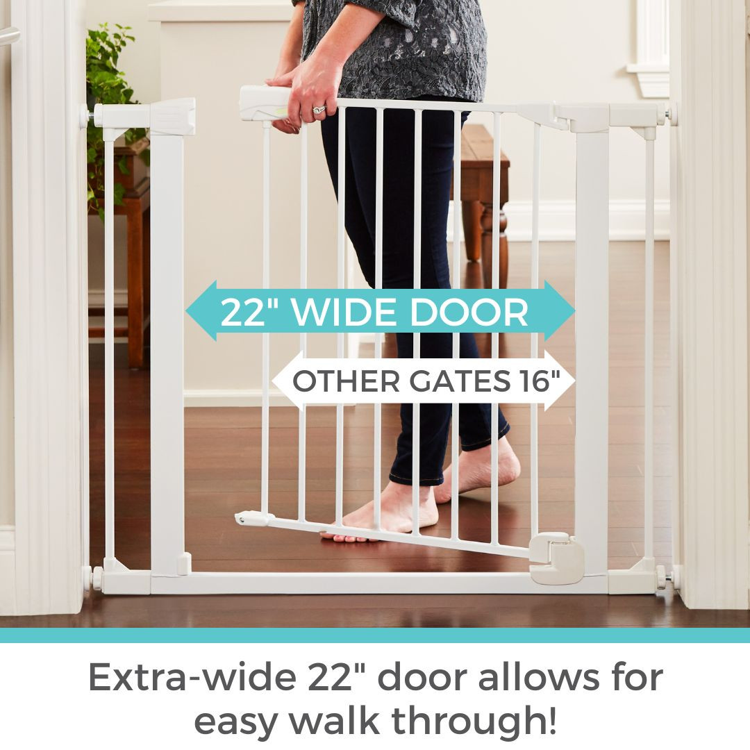 Toddleroo by North States Extra Wide Bright Choice Gate - North States