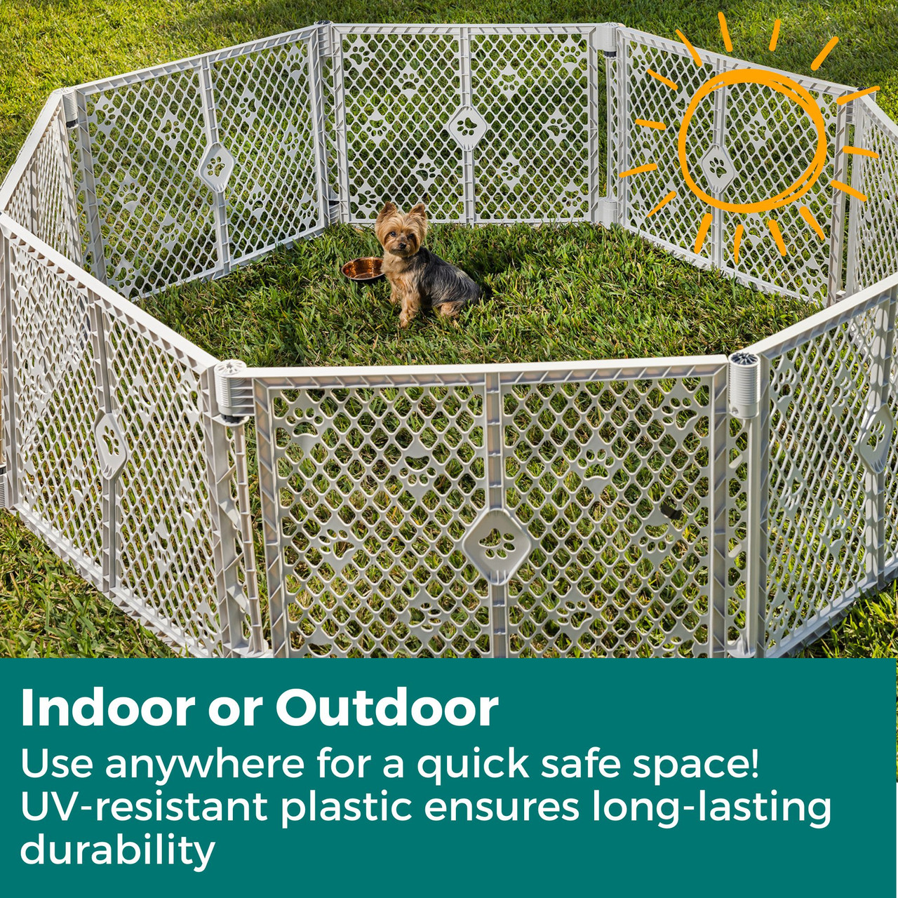 North States MyPet Paws Petyard Two-Panel Extension - North States