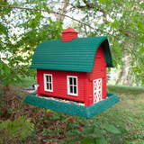Large Red Barn Birdfeeder 