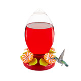 Festive Flower 32 oz. Hummingbird Feeder