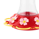 Wildflower Glass 20 oz. Hummingbird Feeder