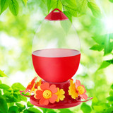 Flower Power 42 oz. Hummingbird Feeder