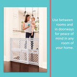 Supergate Explorer - use between rooms and in doorways for peace of mind in any room of your home.