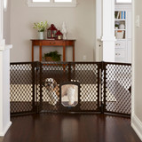 Extra Wide Gate with Small Pet Door