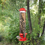 Triple Twist Tube Feeder Red