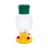 Pineapple Glass 34 oz. Hummingbird Feeder no nectar