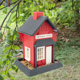 Red General Store Birdfeeder