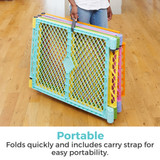 Superyard Colorplay Brights - Portable: folds quickly and includes carry strap for easy portability