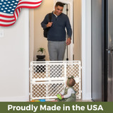 Toddleroo Renew Recycled Plastic Gate Pure White - Proudly made in the USA Toddleroo Renew Recycled Plastic Gate Pure White - Proudly made in the USA