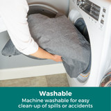 Petyard Protect with Graphite SecureMat: Washable - machine washable for easy clean-up of spills or accidents
