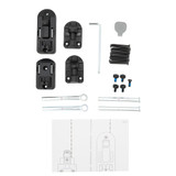 Hardware Package - Easy Swing & Lock Gate Series 2 Bronze (for use with gates manufactured AFTER 09/05/2025 only)