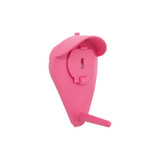 Pink Plastic Perch - Fiesta Pink 2-In-1 Hinged-Port Feeder