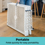 Superyard Classic Dove White: Portable - folds quickly for easy portability.