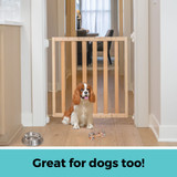 LuxeCraft Wood Gate Beechwood: great for dogs too!