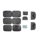 Hardware Package - VersaFit Retractable Pet Gate, SmartFit Retractable Mesh Gate Black