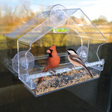 Clear Choice House Window Birdfeeder