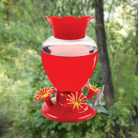 Perfect Petal 38 oz. Hummingbird Feeder