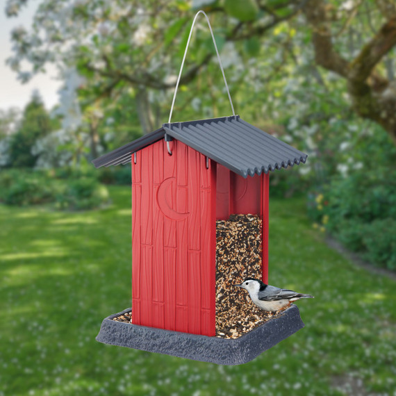 Red Shed Birdfeeder