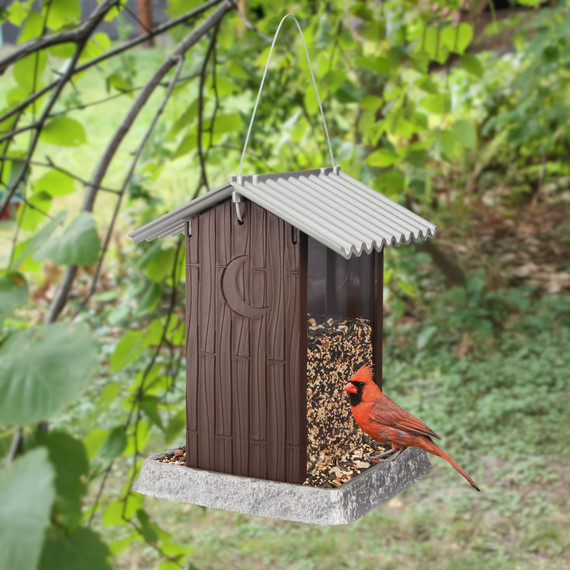 Outhouse Birdfeeder