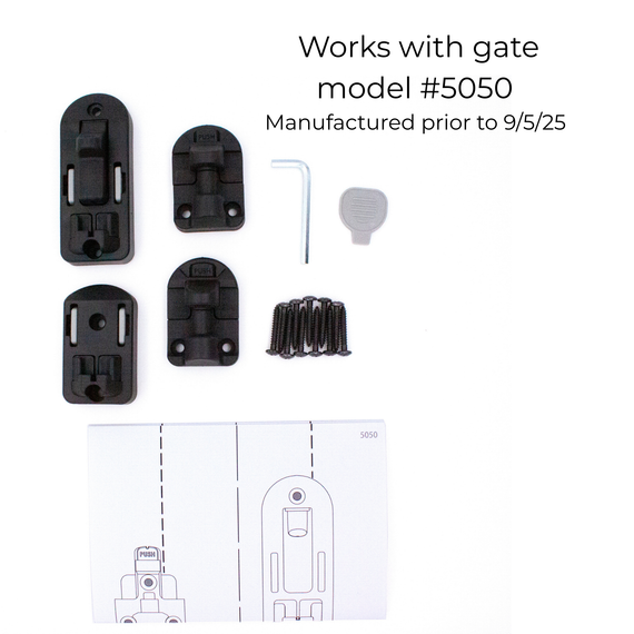 Hardware Package - Easy Swing & Lock Gate Series 2 Bronze: works with gate model #5050 (for use with gates manufactured PRIOR TO 09/05/2025 only). 