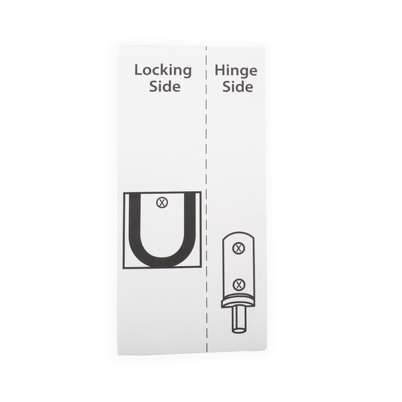 Replacement Mounting Template for Supergate Secure,  Supergate Classic Light Gray, Universal Petgate