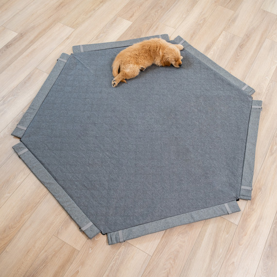 North States MyPet SecureMat Graphite Hexagon Pet Mat