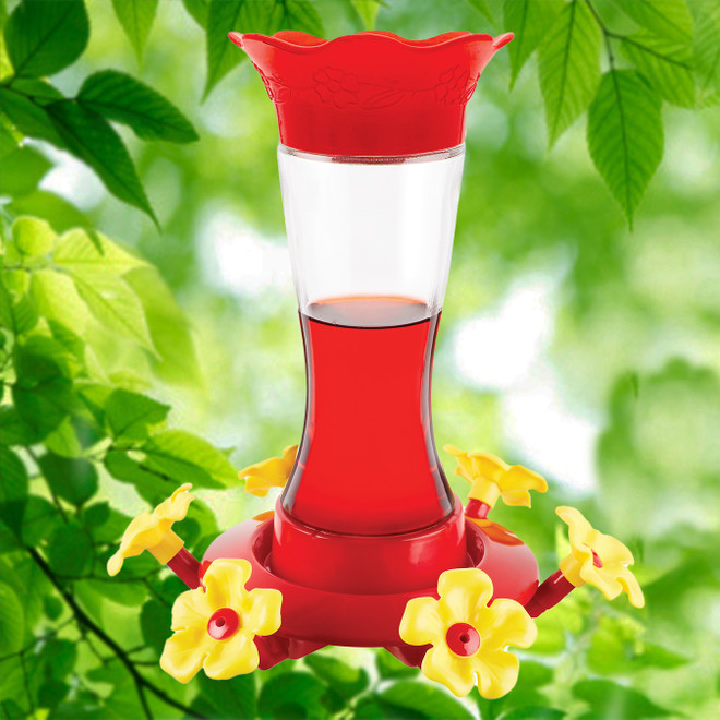 Hour Glass 20 oz. Hummingbird Feeder