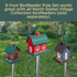 6-Foot Birdfeeder Pole: 6-Foot Birdfeeder Pole Set works great with all North States Village Collection birdfeeders (sold separately). 