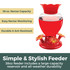 Perfect Petal 38 oz. Hummingbird Feeder: Simple & Stylish Feeder - 38 oz. feeder includes a large-capacity reservoir and all-weather durability. 38 oz. nectar capacity, Easy nectar monitoring, durable & ant-resistant