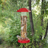 2-In-1 Hinged-Port Birdfeeder 6 Perch Red