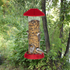 2-In-1 Hinged-Port Birdfeeder 4-Perch Red