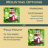 Large Red/White Lighthouse Birdfeeder Mounting Options
