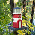 Large Red/White Lighthouse Birdfeeder