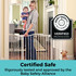 6-Bar Linen Extension for Deluxe Decor Gate: Certified Safe - rigorously tested and approved by the Baby Safety Alliance.
