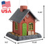Old Town Pub Birdfeeder: Made in USA, Dimensions: 9.5" long, 10.25" wide, 11.25" tall. 