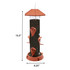 2-In-1 Hinged Port Birdfeeder Copper dimensions 15.5" tall, 6.25" wide