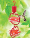 Vertical Hummingbird Feeding Station with Hummingbird