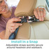 Toddleroo by North States Hanging Car Organizer - Install in a Snap: adjustable straps quickly secure around headrest and seatback